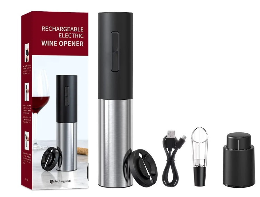 Set Tirbuson Electric 4 in 1 reincarcabil alimentare USB